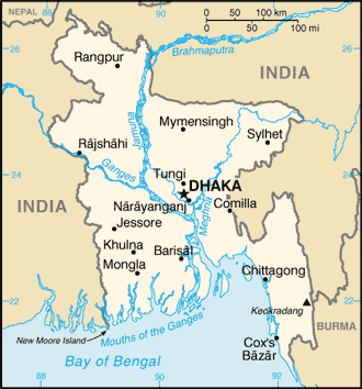 map bangladesh
